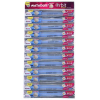 Matador Orbit Blue Ballpen 12 Pcs
