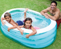 Intex Inflatable Floor Portable Swimming Pool