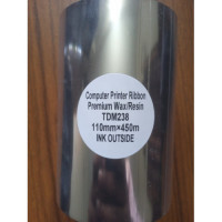 Premium 110mm x 450M Wax Resin Barcode Ribbon