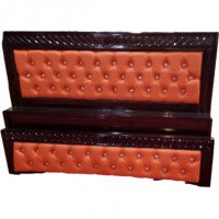 Mahogany Wooden 6ft by 7ft Bed
