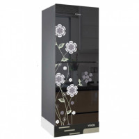 Vision 180 Liter White Lilac Glass Door Refrigerator