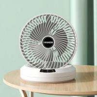 P-363 Rechargeable Rotating Fan with Remote Control