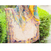 Premium Digital Print Cherry Silk Elegance 3 Piece