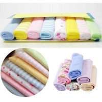 8-Pcs Handkerchief Rumal Soft Cotton Baby Towel Set