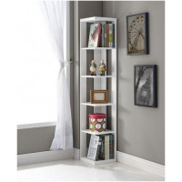 A-005 Corner Bookshelf with Five Shelves