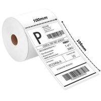 100mm x 200mm Adhesive Barcode Label Sticker