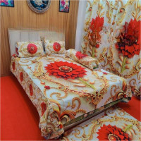 Waterproof China Premium 4 Pcs 3D Bed Sheet Set