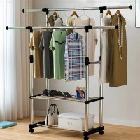 3-Layer Clothing Rack for Home