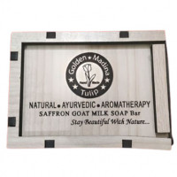 Saffron Goat Milk Soap Bar 100gm