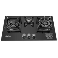 Dorfen DF-GB3D Marble 3 Burner Gas Stove