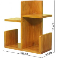 Wooden Table Book Shelf