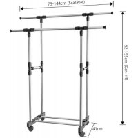 Portable Cloth Hanger / Alna with Shoe Stand