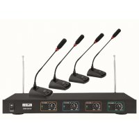 AHUJA CWM-400V 4-Pcs Combined Wireless Microphone