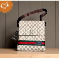 Gucci Professional Waterproof Leather Side-By-Side Bag