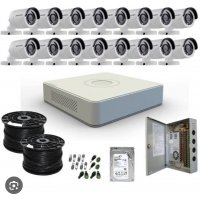 Hikvision CCTV Package 16 CH DVR 16 Pcs Camera 1000GB HDD